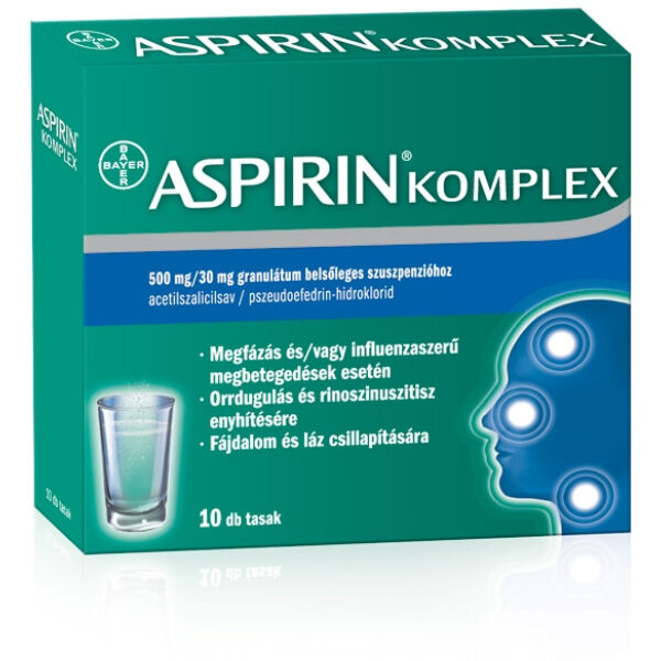 ASPIRIN KOMPLEX 500MG/30MG 10X
