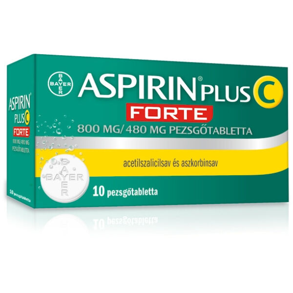 ASPIRIN PLUS C FORTE 800MG/480MG PEZSGŐTABLETTA 10X