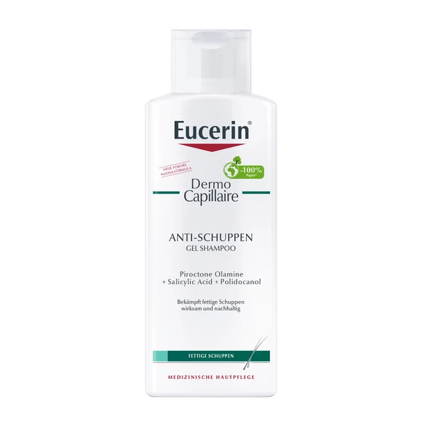 EUCERIN DERMOCAPILLAIRE KORPÁSODÁS ELLENI SAMPON ZSÍROS KORPÁRA 250ML