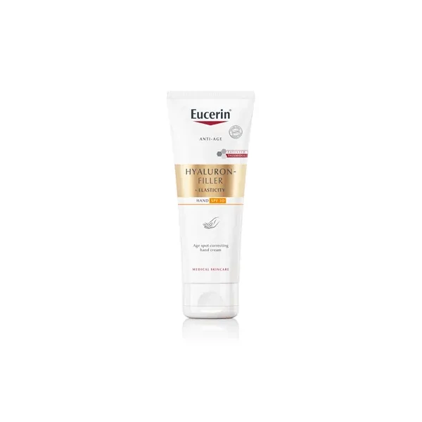 EUCERIN HYALURON-FILLER + ELASTICITY PIGMENTFOLT HALVÁNYÍTÓ ÉS BŐRFIATALÍTÓ KÉZKRÉM SPF30 75ML