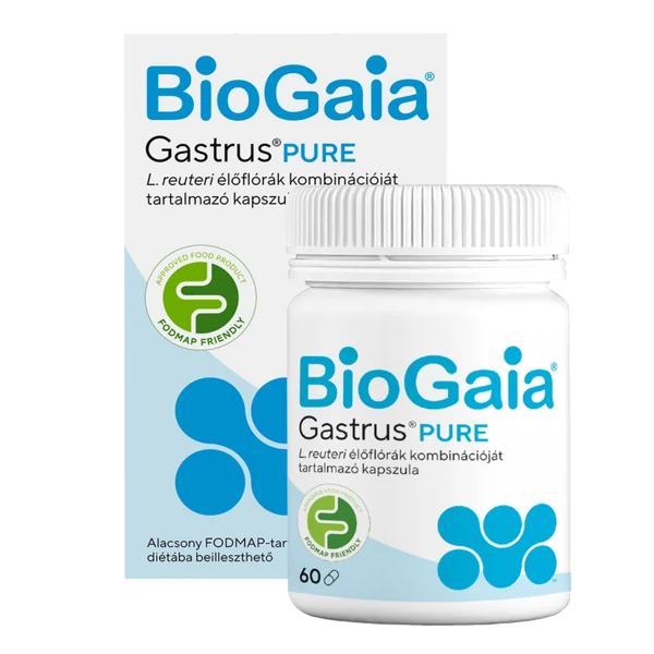 BIOGAIA GASTRUS PURE ÉTREND-KIEGÉSZÍTŐ KAPSZULA 60X