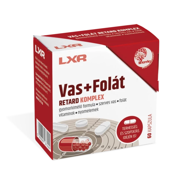 LXR VAS+FOLÁT RETARD KOMPLEX KAPSZULA 60X
