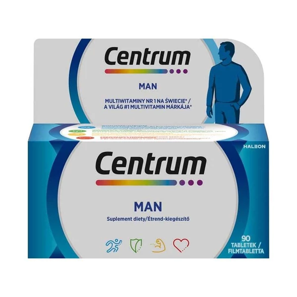 CENTRUM FÉRFIAKNAK A-Z-IG FILMTABLETTA 90X