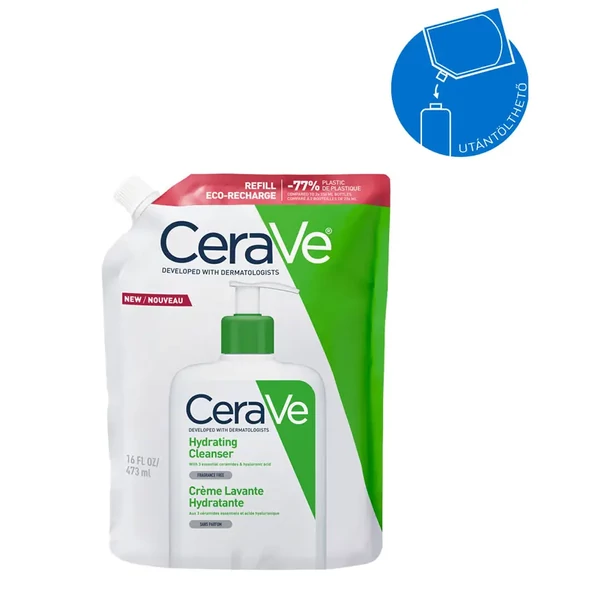 CERAVE HIDRATÁLÓ TISZTÍTÓ KRÉM UTÁNTÖLTŐ 473ML