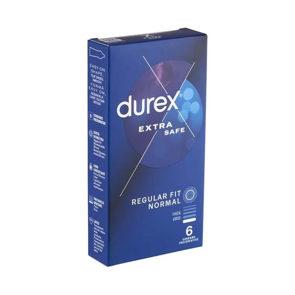 DUREX EXTRA SAFE ÓVSZER 6X