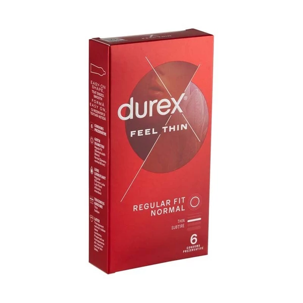 DUREX FEEL THIN ÓVSZER 6X