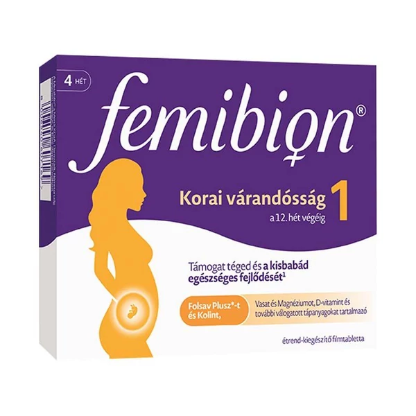 FEMIBION 1 KORAI VÁRANDÓSSÁG FILMTABLETTA 28X