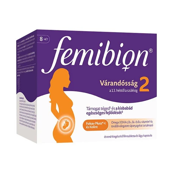 FEMIBION 2 VÁRANDÓSSÁG FILMTABLETTA + LÁGY KAPSZULA 56+56X