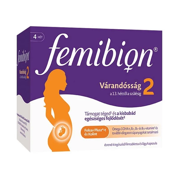 FEMIBION 2 VÁRANDÓSSÁG FILMTABLETTA + LÁGY KAPSZULA 28+28X