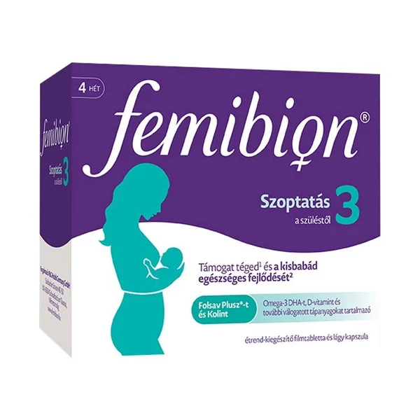 FEMIBION 3 SZOPTATÁS FILMTABLETTA + LÁGY KAPSZULA 28+28X
