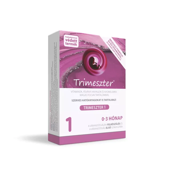 TRIMESZTER 1 VÁRANDÓSVITAMIN ÉTREND-KIEGÉSZÍTŐ TABLETTA 60X