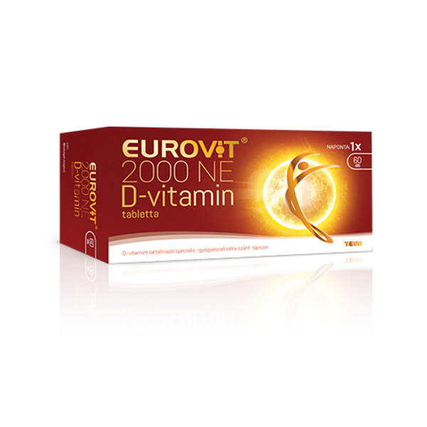 EUROVIT D-VITAMIN 2000NE TABLETTA 60X