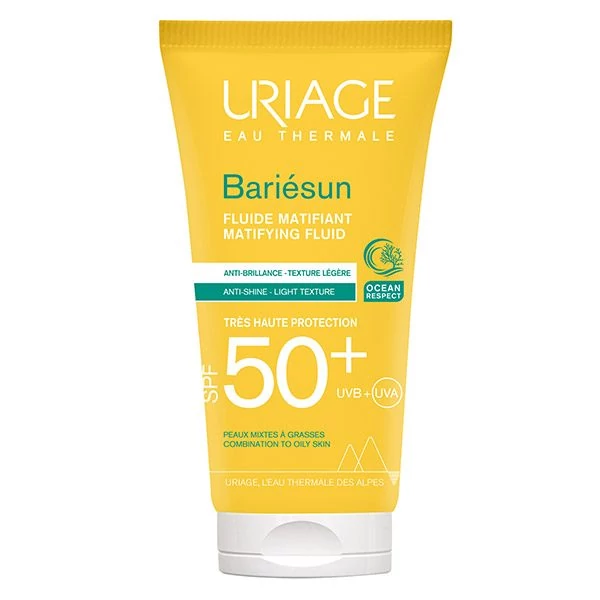 URIAGE BARIÉSUN MAT ARCKRÉM ZSÍROS BŐRRE SPF50+ 50ML