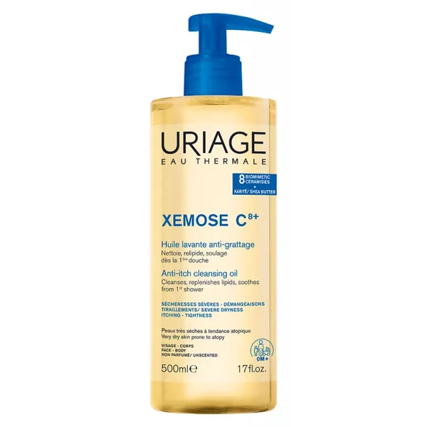 URIAGE XEMOSE C8+ OLAJTUSFÜRDŐ SZÁRAZ BŐRRE 500ML