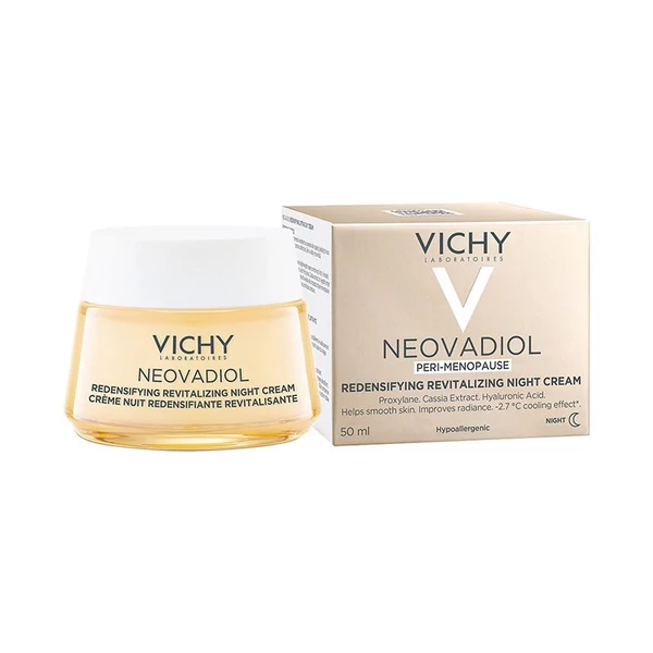 VICHY NEOVADIOL PERI-MENOPAUSE / A VÁLTOZÓKOR ELSŐ SZAKASZÁTÓL BŐRTÖMÖRSÉGET FOKOZÓ, REVITALIZÁLÓ ÉJSZAKAI ARCKRÉM 50ML