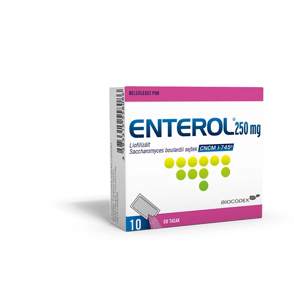 ENTEROL 250 MG BELSŐLEGES POR 10X