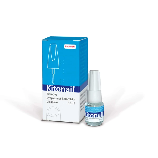KITONAIL 80MG/G GYÓGYSZERES KÖRÖMLAKK 3,3ML