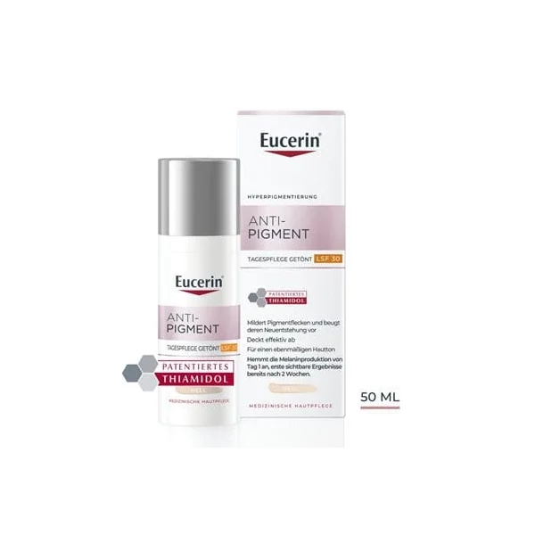 EUCERIN ANTI-PIGMENT SZÍNEZETT NAPPALI ARCKRÉM LIGHT FF30 50ML