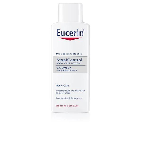 EUCERIN ATOPICONTROL 12% OMEGA ZSÍRSAVAS TESTÁPOLÓ  250ML