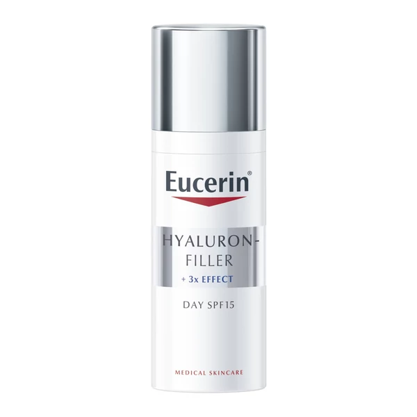 EUCERIN HYALURON-FILLER RÁNCFELTÖLTŐ NAPPALI ARCKRÉM NORMÁL, VEGYES ARCBŐRRE 50ML