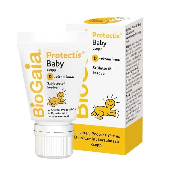 BIOGAIA BABY + D3-VITAMIN ÉTRENDKIEGÉSZÍTŐ CSEPP 5ML