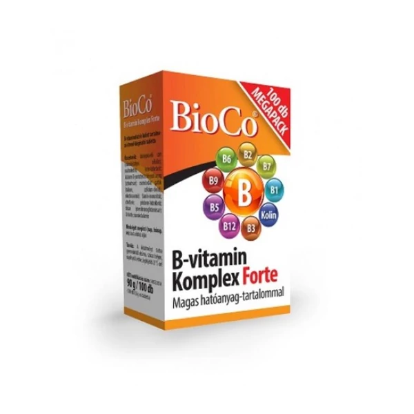 BIOCO B-VITAMIN KOMPLEX FORTE TABLETTA 100X