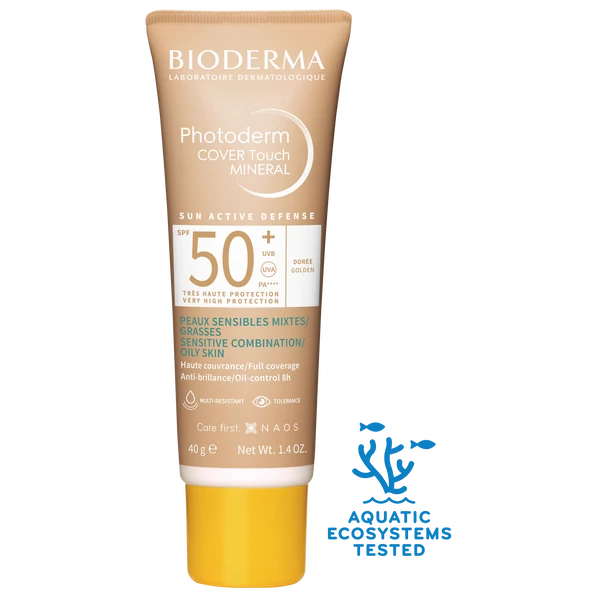 BIODERMA PHOTODERM COVER TOUCH MINERAL SPF50+ 40G DORÉE