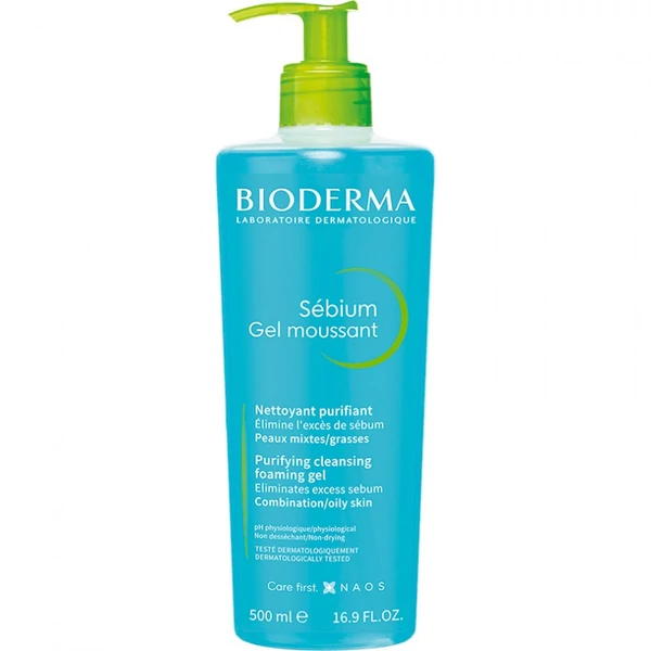 BIODERMA SÉBIUM GEL MOUSSANT HABZÓ GÉL  500ML