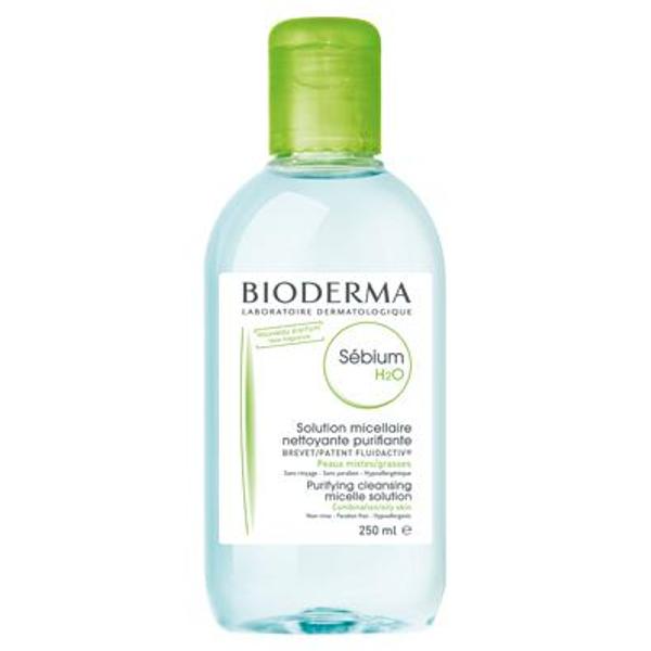BIODERMA SÉBIUM H2O MICELLÁS ARC- ÉS SMINKLEMOSÓ OLDAT 250ML
