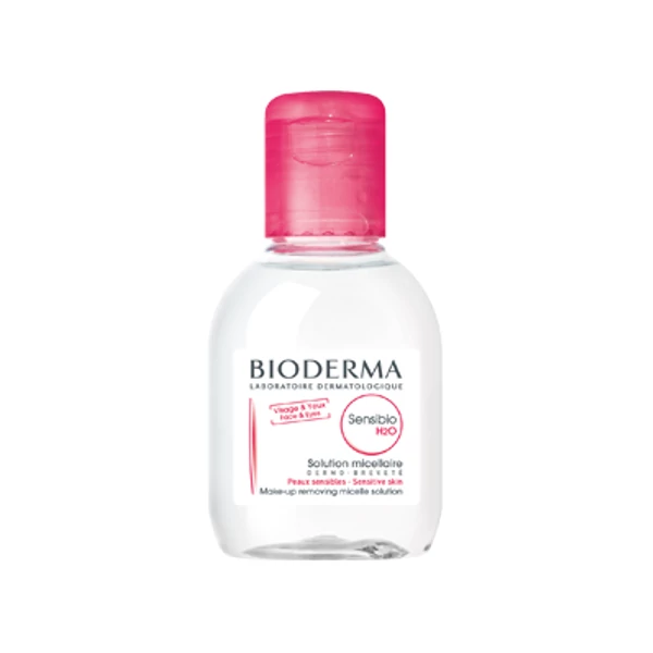 BIODERMA SENSIBIO H2O MICELLÁS ARC- ÉS SMINKLEMOSÓ OLDAT 100ML (UTAZÓ KISZERELÉS)