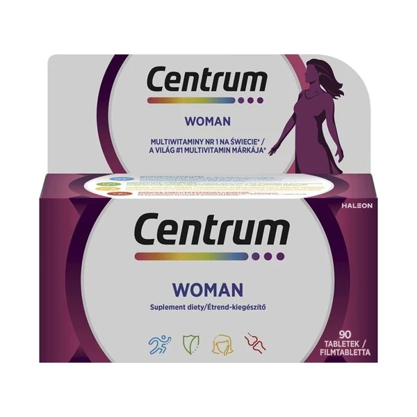 CENTRUM NŐKNEK A-Z-IG FILMTABLETTA 90X