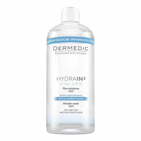 DERMEDIC HYDRAIN³ MICELLÁS VÍZ H²O 500ML