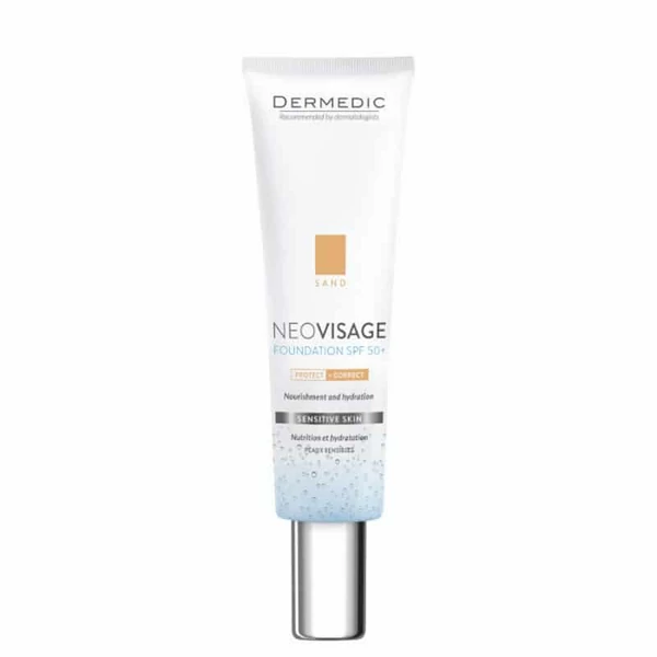 DERMEDIC NEOVISAGE TÁPLÁLÓ ÉS HIDRATÁLÓ ALAPOZÓ KRÉM SPF50+ HOMOK 30ML