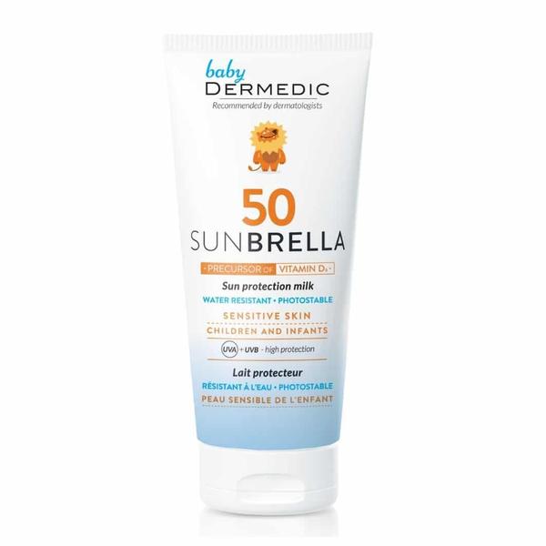 DERMEDIC SUNBRELLA BABY NAPFÉNYVÉDŐ TEJ GYERMEKEKNEK ÉS BABÁKNAK SPF50 100G