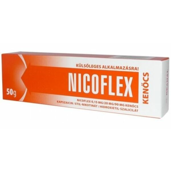 NICOFLEX 0,15 mg/20 mg/90 mg kenőcs - Gyógyszerkereső - Hánagynorbi.hu