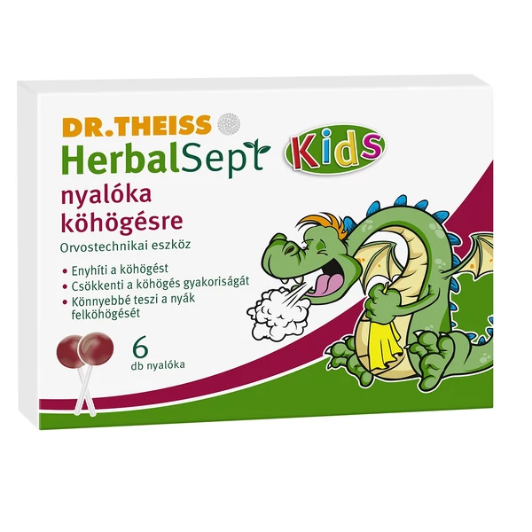 DR. THEISS HERBALSEPT NYALÓKA KÖHÖGÉSRE 6X