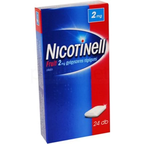 NICOTINELL FRUIT 2 MG RÁGÓGUMI 24X