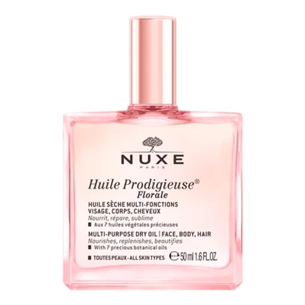 NUXE HUILE PRODIGIEUSE FLORALE TÖBBFUNKCIÓS SZÁRAZOLAJ ARCRA, TESTRE, HAJRA 50ML