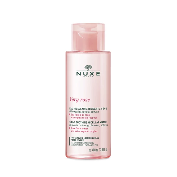 NUXE VERY ROSE 3 AZ 1-BEN NYUGTATÓ MICELLÁS VÍZ 400ML