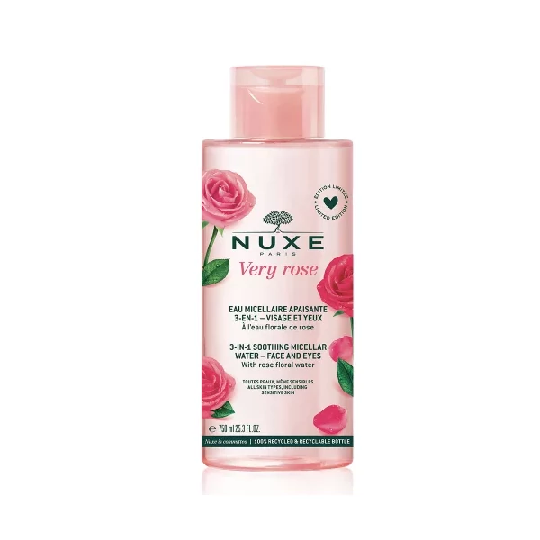 NUXE VERY ROSE NYUGTATÓ ARCTISZTÍTÓ MICELLÁS VÍZ 750ML
