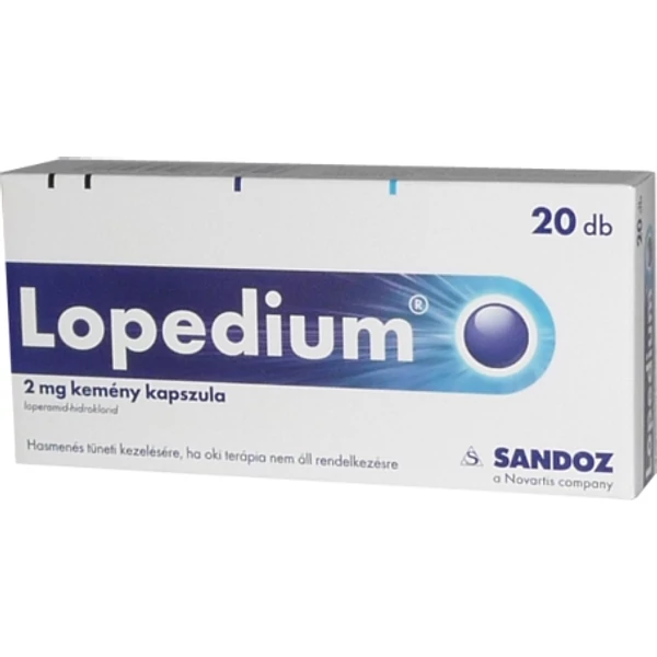 LOPEDIUM 2MG KEMÉNY KAPSZULA  20X