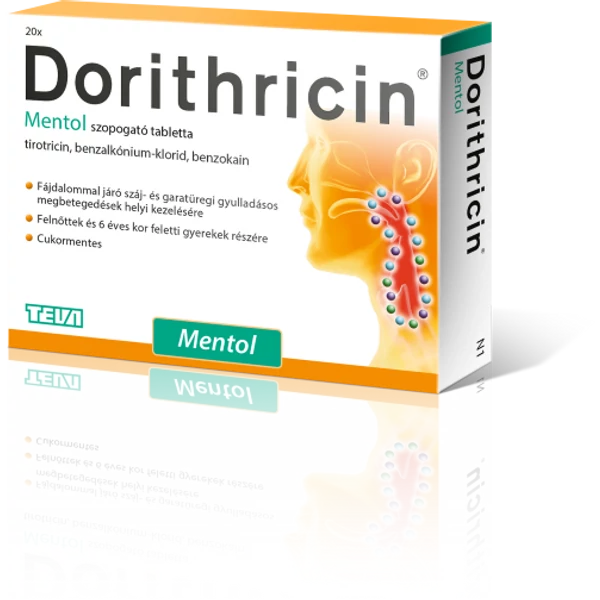 DORITHRICIN SZOPOGATÓ TABLETTA  20X