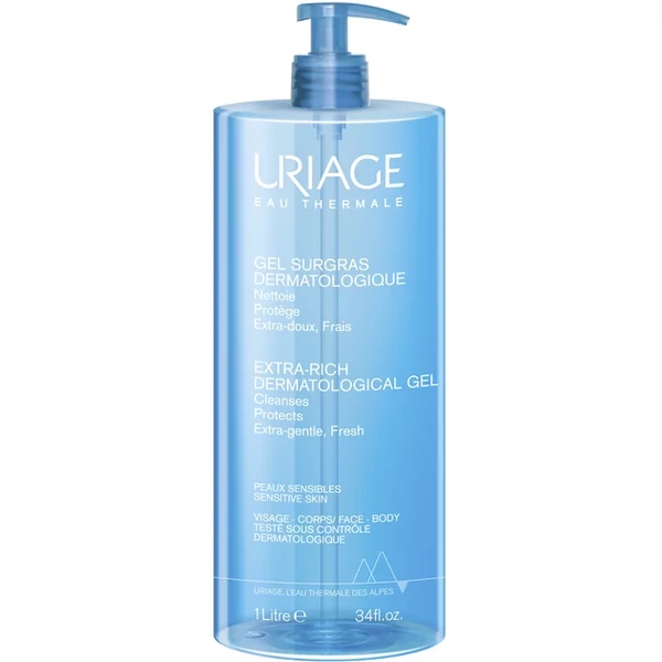 URIAGE GEL SURGRAS DERMATOLOGIQUE TUSFÜRDŐ GÉL SZÁRAZ BŐRRE 1000ML
