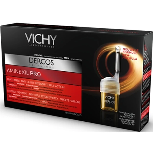 VICHY DERCOS AMINEXIL PRO FÉRFIAKNAK HAJHULLÁS ELLEN 18X6ML